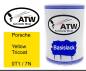 Preview: Porsche, Yellow Tricoat, 0T1 / 7N: 500ml Lackdose, von ATW Autoteile West.